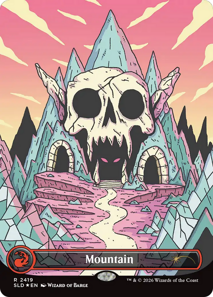 Mountain (2419) (Borderless) (SLD) - Foil