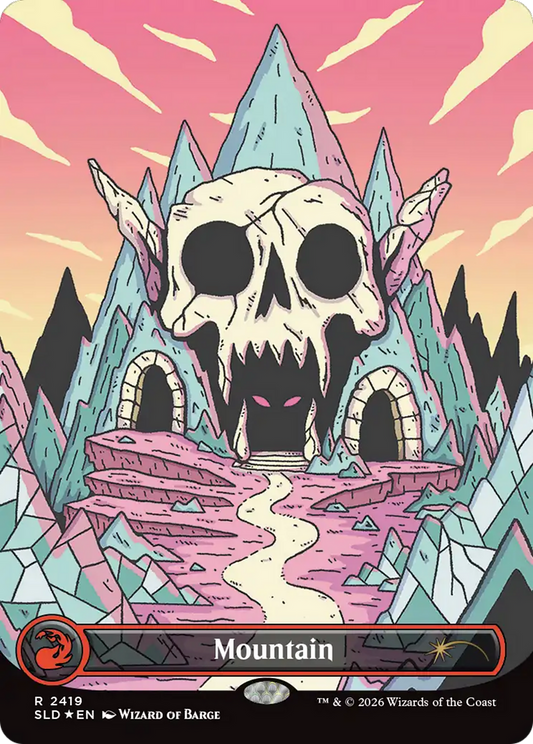Mountain (2419) (Borderless) (SLD) - Foil