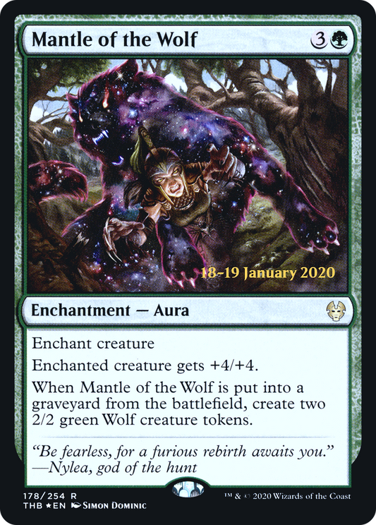 Mantle of the Wolf (178) (Prerelease) - Foil