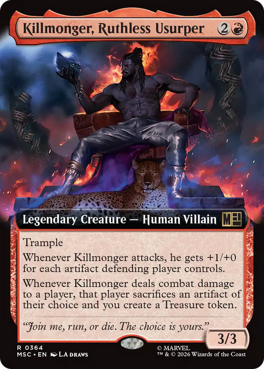 Killmonger, Ruthless Usurper (0364) (Extended Art) (MSC)