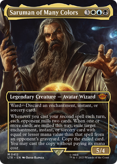 Saruman of Many Colors (0412) (Borderless) - Foil