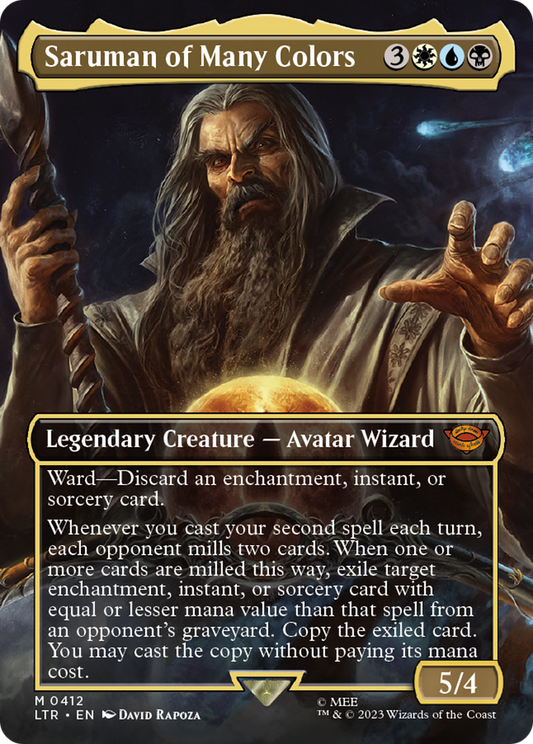 Saruman of Many Colors (0412) (Borderless) - Foil