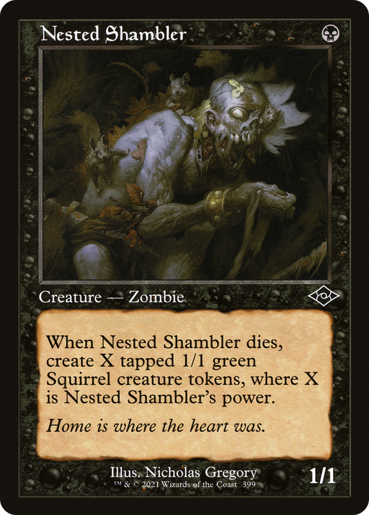 Nested Shambler (399) (Retro Frame) - Foil Etched