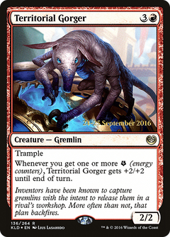 Territorial Gorger (136) (Prerelease) - Foil