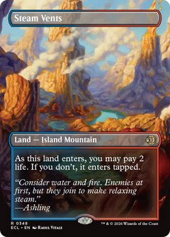 Steam Vents (0348) (Borderless) - Foil ecl