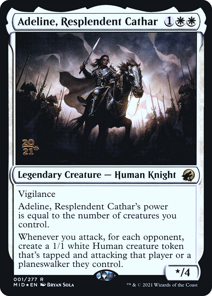 Adeline, Resplendent Cathar (001) (Prerelease) - Foil