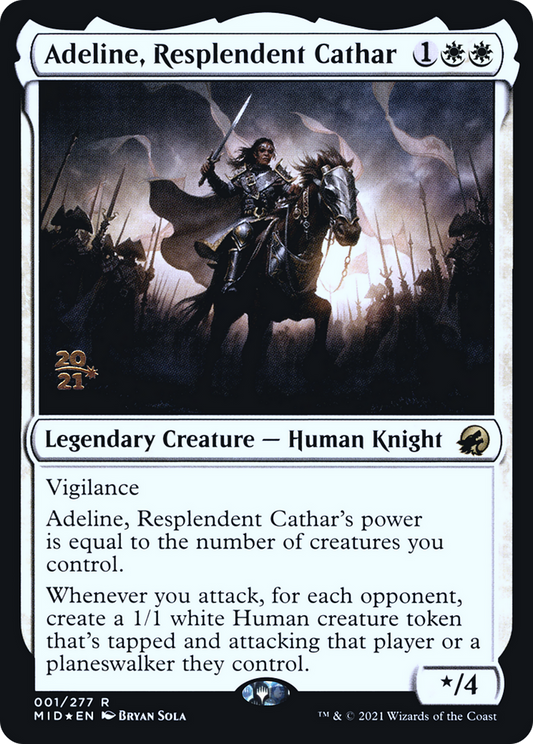 Adeline, Resplendent Cathar (001) (Prerelease) - Foil