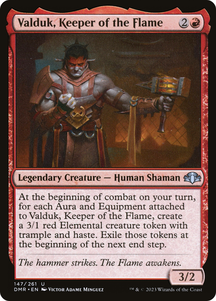 Valduk, Keeper of the Flame - Foil