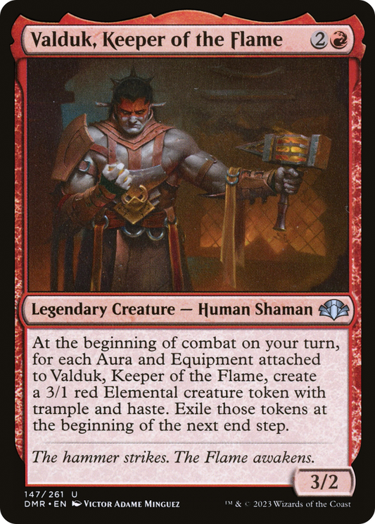 Valduk, Keeper of the Flame - Foil
