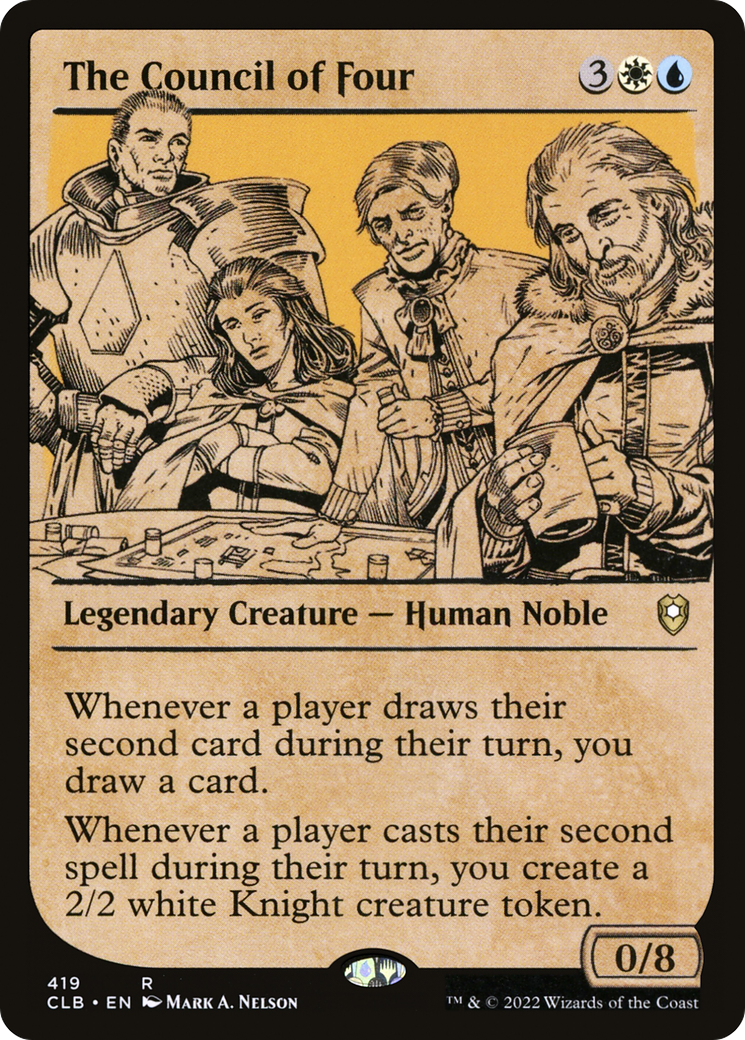 The Council of Four (419) (Showcase) - Foil