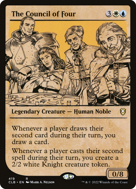 The Council of Four (419) (Showcase) - Foil