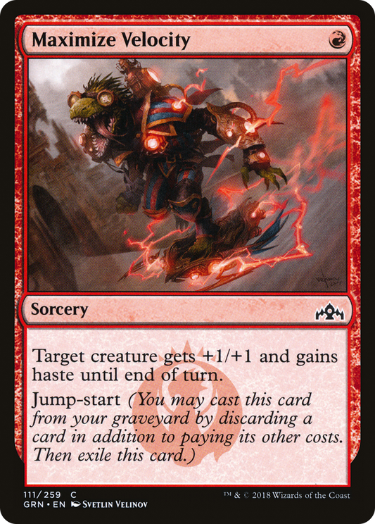 Maximize Velocity - Foil