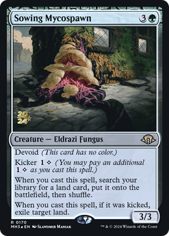 Sowing Mycospawn (170) (Prerelease) - Foil