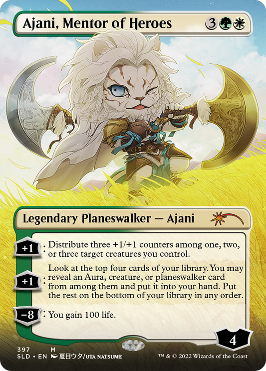 Ajani, Mentor of Heroes (397) (Borderless)