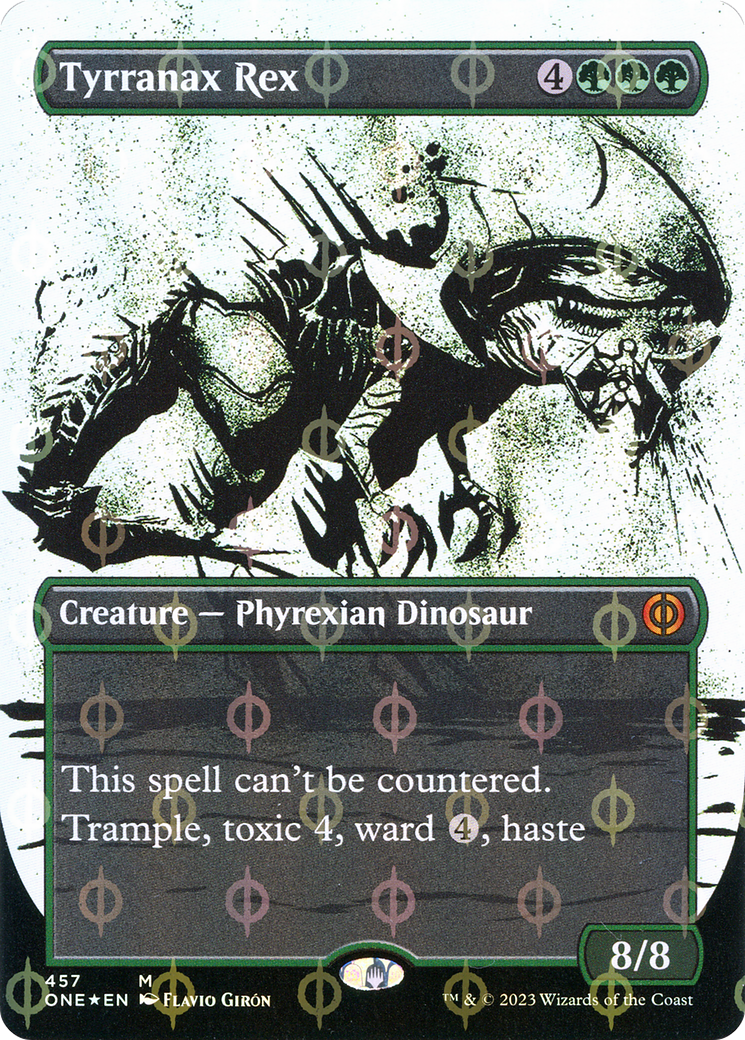 Tyrranax Rex (457) (Borderless) - Compleat Foil
