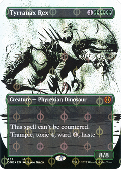 Tyrranax Rex (457) (Borderless) - Compleat Foil