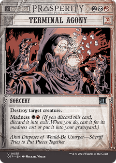 Terminal Agony (0055) (Showcase) - Foil