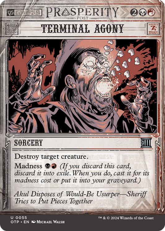 Terminal Agony (0055) (Showcase) - Foil