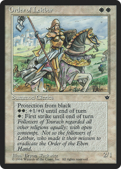 Order of Leitbur (Right-Facing) (Illus. Bryon Wackwitz)