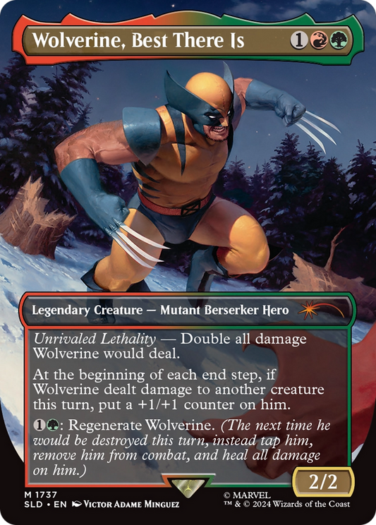 Wolverine, Best There Is (1737) (Borderless) - Foil