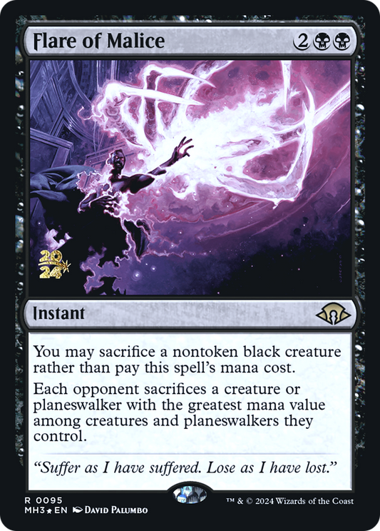 Flare of Malice (0095) (Prerelease) - Foil
