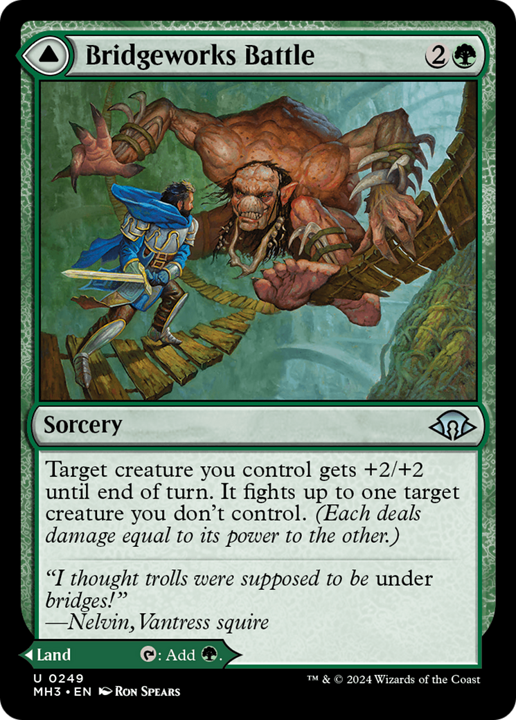 Bridgeworks Battle // Tanglespan Bridgeworks (MH3) - Foil