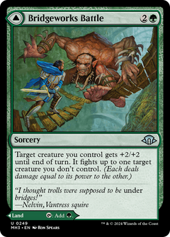 Bridgeworks Battle // Tanglespan Bridgeworks (MH3) - Foil