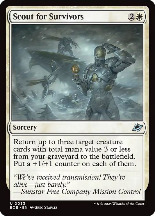 Scout for Survivors - Foil