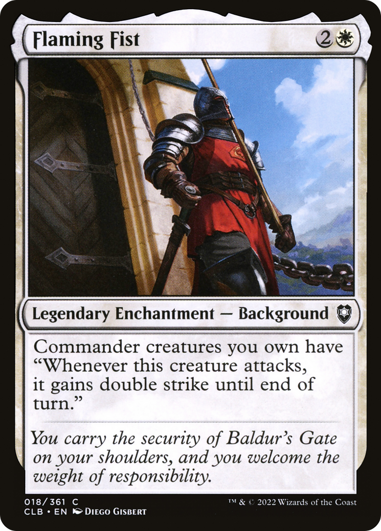 Flaming Fist - Foil