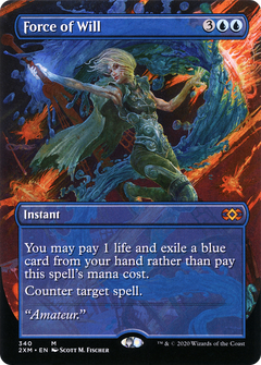 Force of Will (340) (Borderless) - Foil