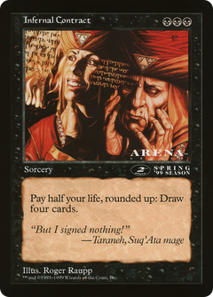 Infernal Contract (2nd Place) (Oversized) (Arena League Promo)
