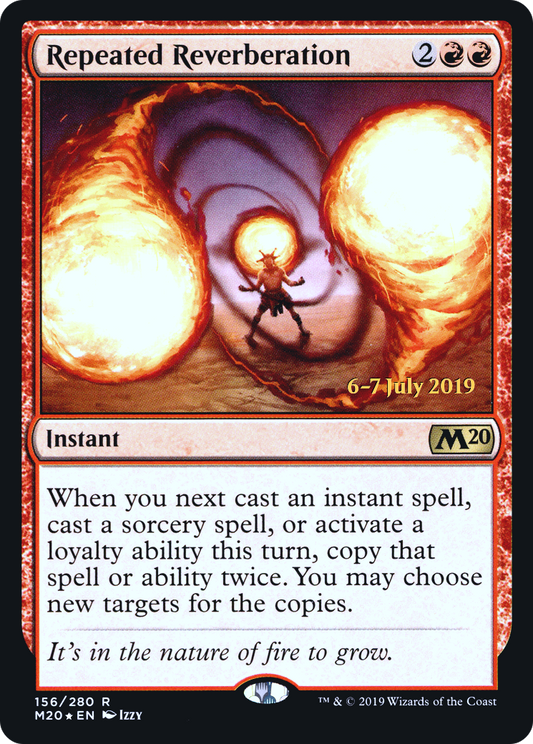Repeated Reverberation (156) (Prerelease) - Foil