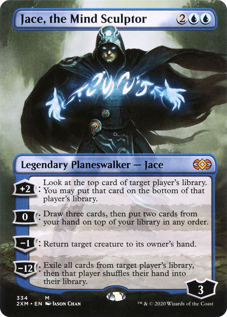 Jace, the Mind Sculptor (334) (Borderless) - Foil