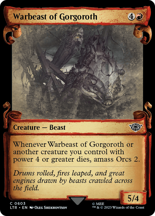 Warbeast of Gorgoroth (0603) (Showcase) - Silver Foil