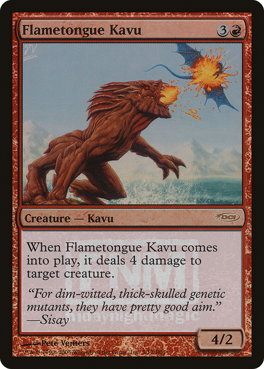 Flametongue Kavu (003) (FNM) - Foil