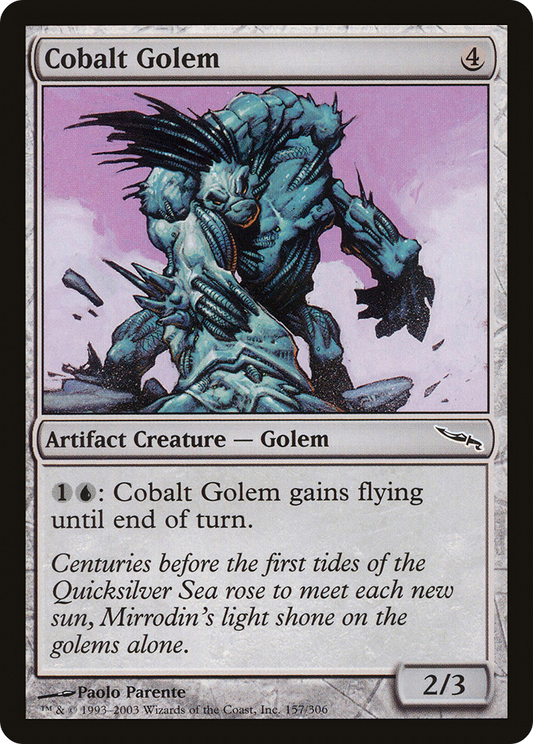 Cobalt Golem - Foil
