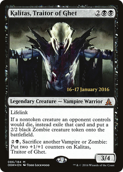 Kalitas, Traitor of Ghet (086) (Prerelease) - Foil