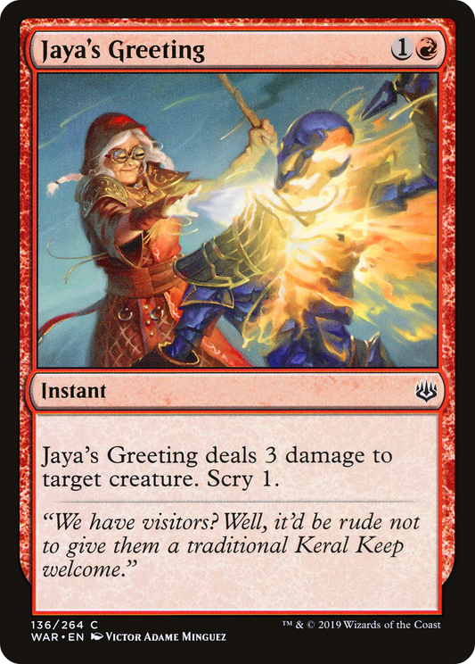 Jaya's Greeting - Foil