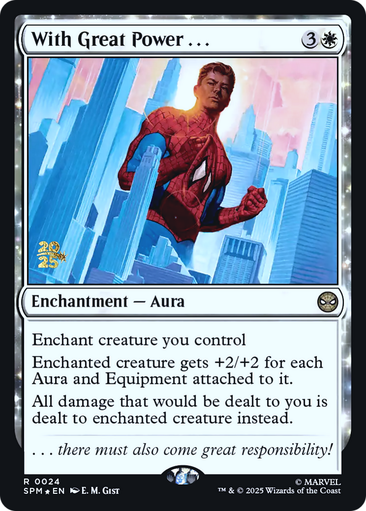 With Great Power... (0024) (Prerelease) - Foil pspm
