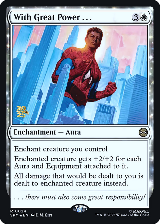 With Great Power... (0024) (Prerelease) - Foil pspm