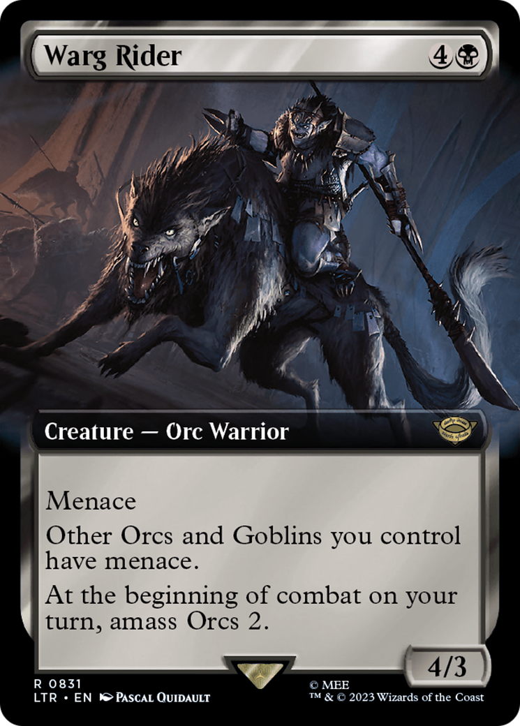 Warg Rider (0831) (Extended Art)