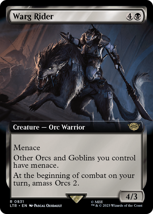 Warg Rider (0831) (Extended Art)