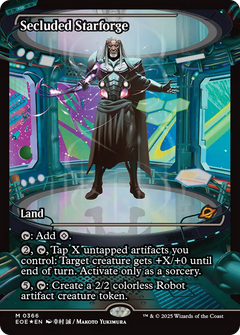 Secluded Starforge (0366) (Showcase) - Foil