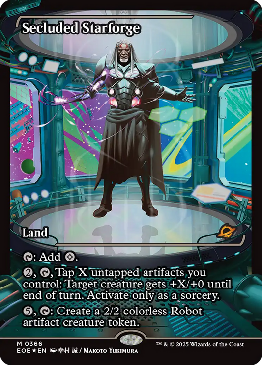 Secluded Starforge (0366) (Showcase) - Foil