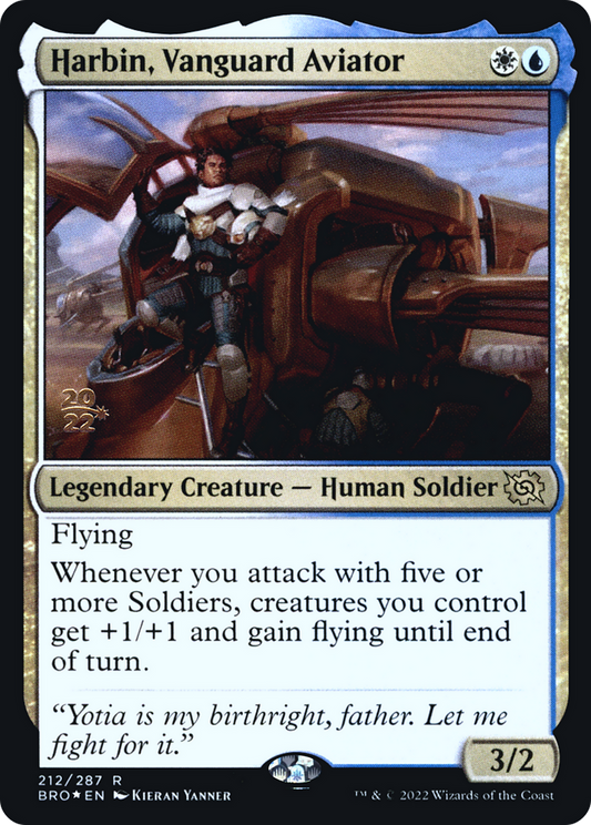 Harbin, Vanguard Aviator (212) (Prerelease) - Foil