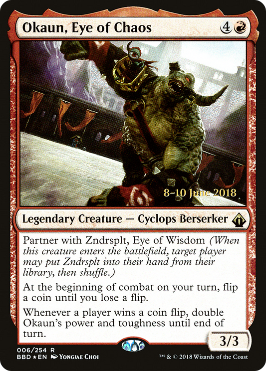 Okaun, Eye of Chaos (006) (Prerelease) - Foil