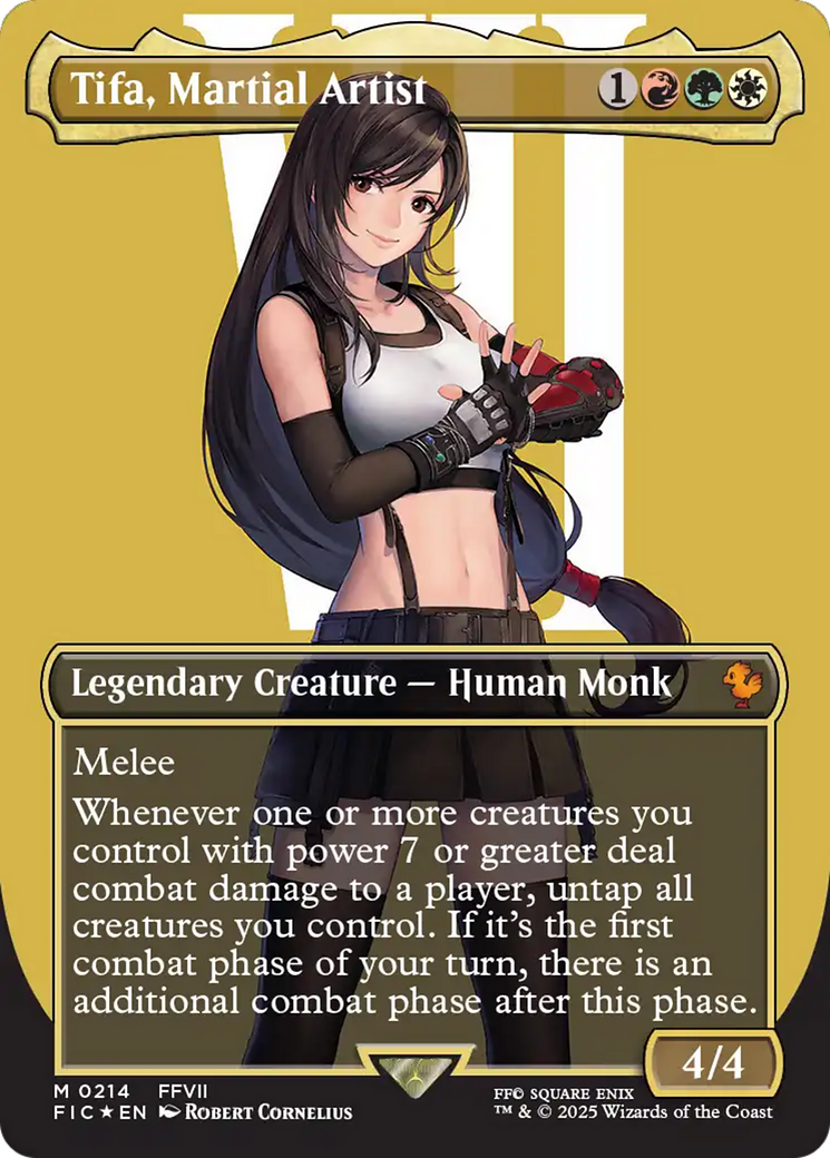 Tifa, Martial Artist (0214) (Borderless) - Surge Foil