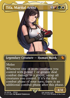 Tifa, Martial Artist (0214) (Borderless) - Surge Foil