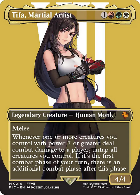Tifa, Martial Artist (0214) (Borderless) - Surge Foil