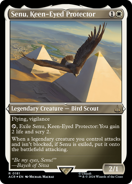 Senu, Keen-Eyed Protector (0181) - Foil Etched